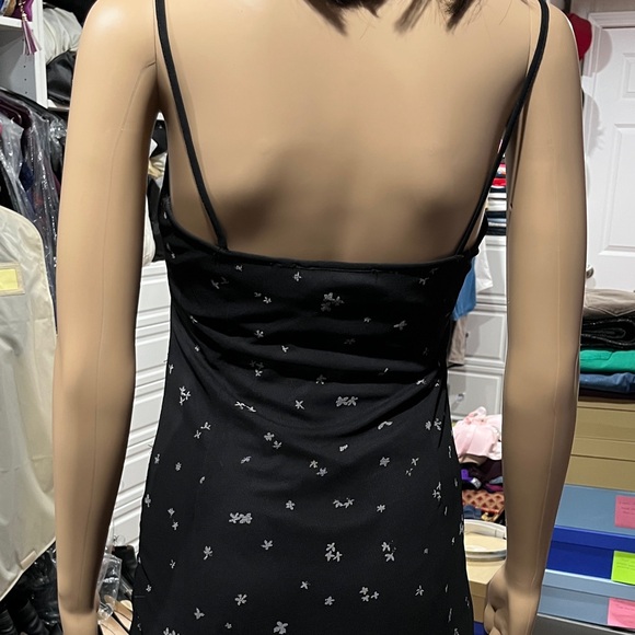 Esprit Black floral Print Spaghetti Strap Dress - Picture 3 of 3